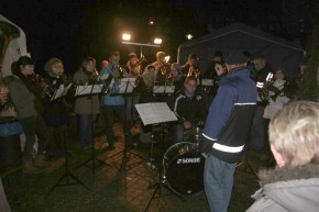 Der Posaunenchor sorgt musikalisch f&uuml;r  die richtige Stimmung