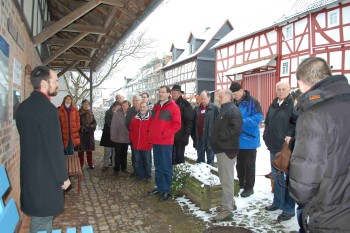 Pr&auml;sentation des Infopoint vor Gaesten