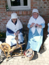 Spinnen auf dem Backhausfest